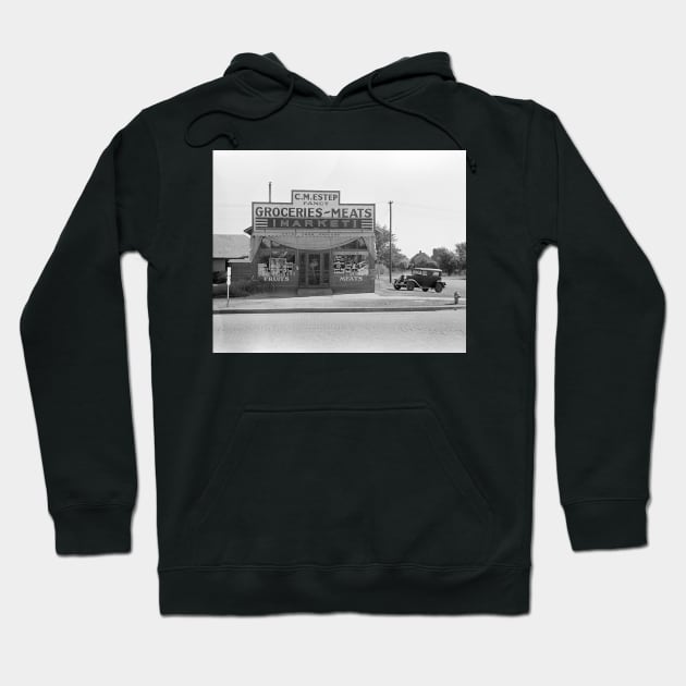 Grocery Store, 1938. Vintage Photo Hoodie by historyphoto